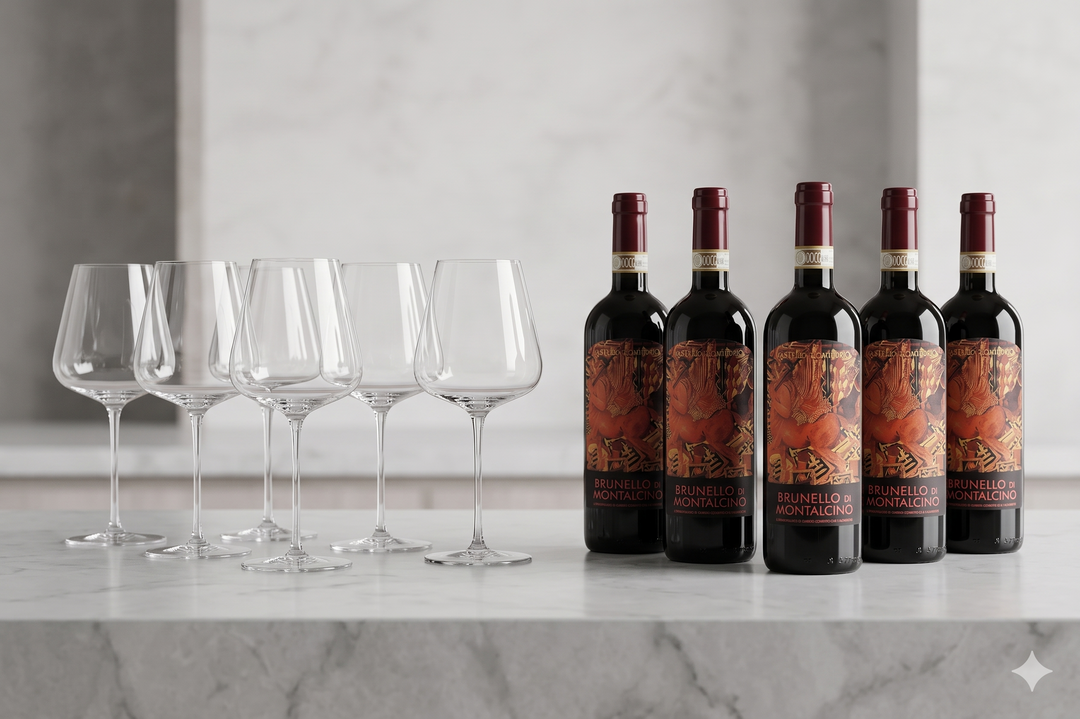BUNDLE: 2020 Castello Romitorio Brunello di Montalcino DOCG + Italesse T-Made 70